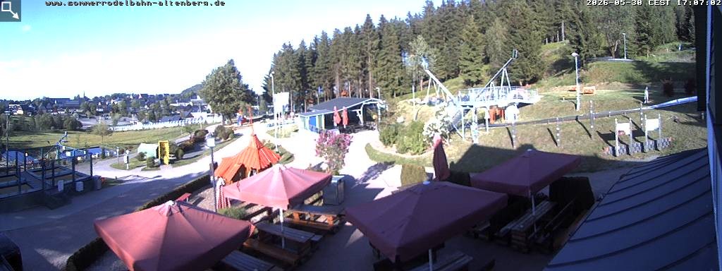 Archiv Foto Altenberg: Webcam Sommerrodelbahn