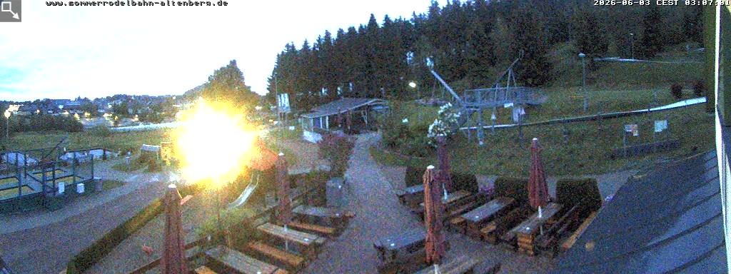 Archiv Foto Altenberg: Webcam Sommerrodelbahn