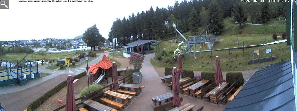 Archiv Foto Altenberg: Webcam Sommerrodelbahn