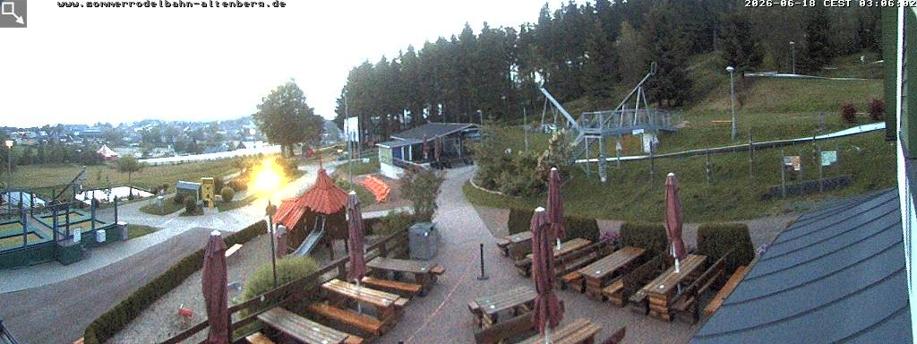 Archiv Foto Altenberg: Webcam Sommerrodelbahn