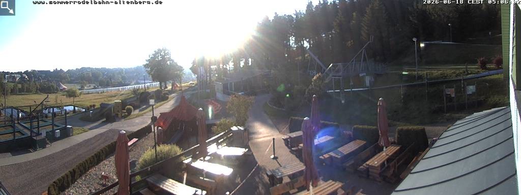 Archiv Foto Altenberg: Webcam Sommerrodelbahn
