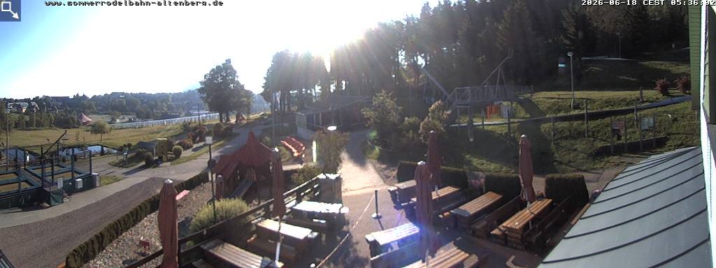 Archiv Foto Altenberg: Webcam Sommerrodelbahn