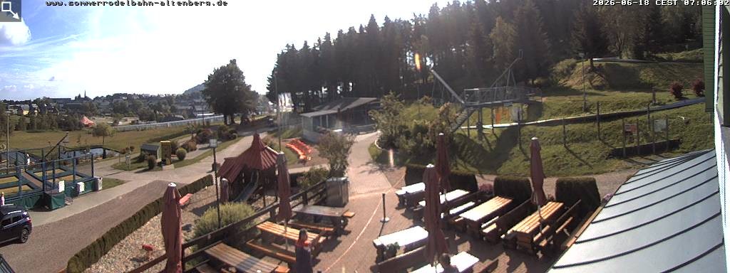 Archiv Foto Altenberg: Webcam Sommerrodelbahn