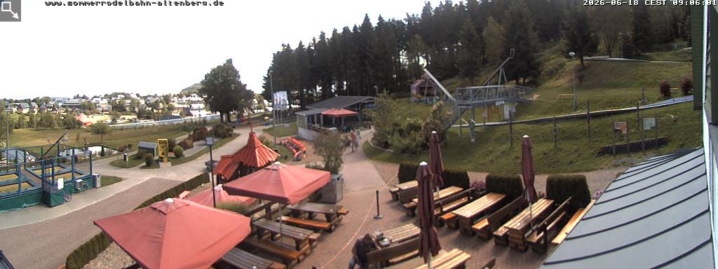 Archiv Foto Altenberg: Webcam Sommerrodelbahn