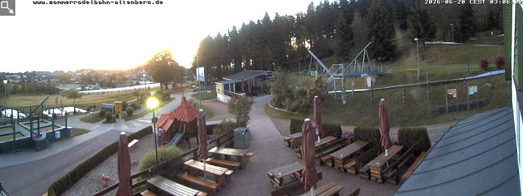 Archiv Foto Altenberg: Webcam Sommerrodelbahn