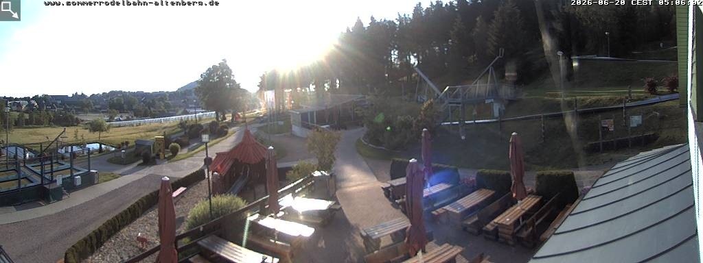 Archiv Foto Altenberg: Webcam Sommerrodelbahn