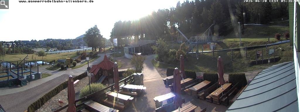 Archiv Foto Altenberg: Webcam Sommerrodelbahn