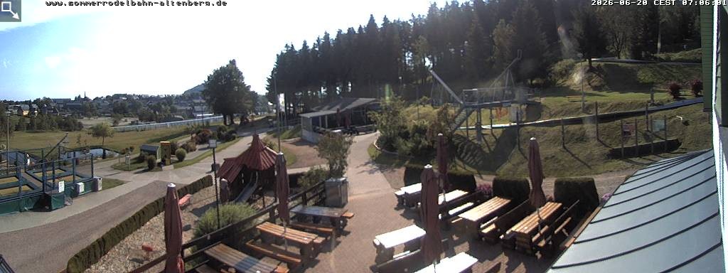 Archiv Foto Altenberg: Webcam Sommerrodelbahn