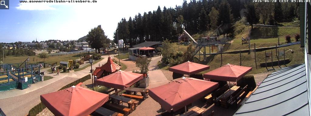 Archiv Foto Altenberg: Webcam Sommerrodelbahn