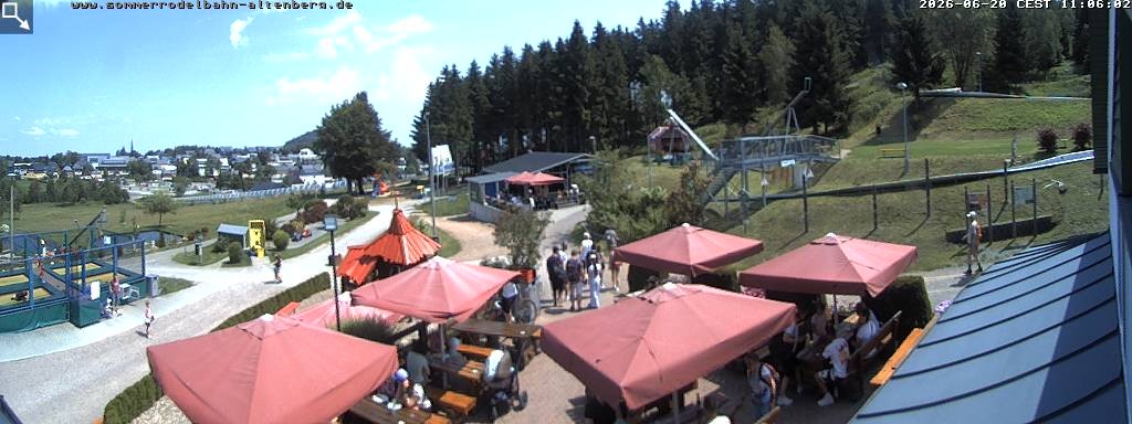 Archiv Foto Altenberg: Webcam Sommerrodelbahn