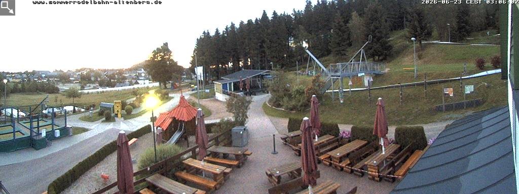 Archiv Foto Altenberg: Webcam Sommerrodelbahn