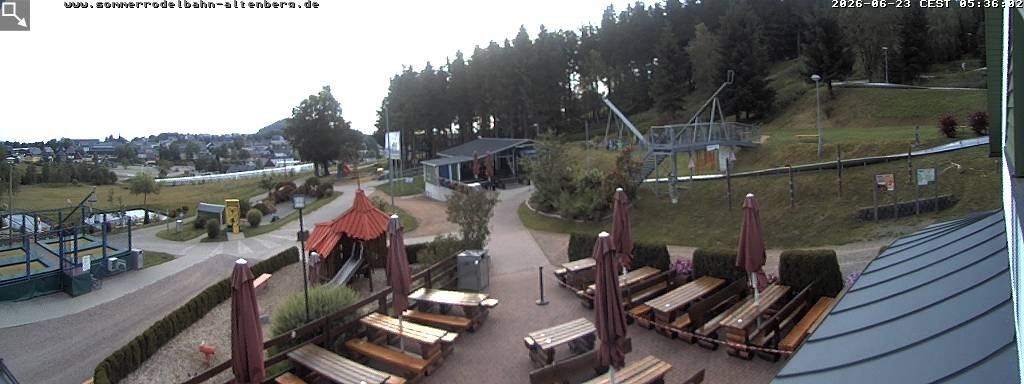 Archiv Foto Altenberg: Webcam Sommerrodelbahn