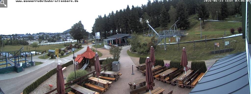 Archiv Foto Altenberg: Webcam Sommerrodelbahn