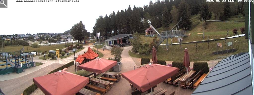 Archiv Foto Altenberg: Webcam Sommerrodelbahn