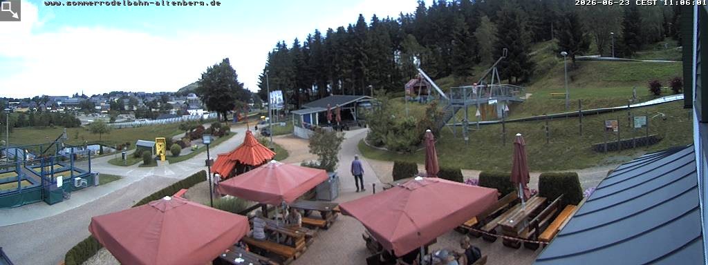 Archiv Foto Altenberg: Webcam Sommerrodelbahn