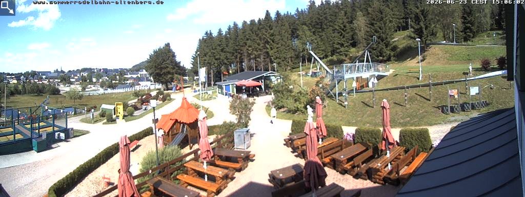 Archiv Foto Altenberg: Webcam Sommerrodelbahn