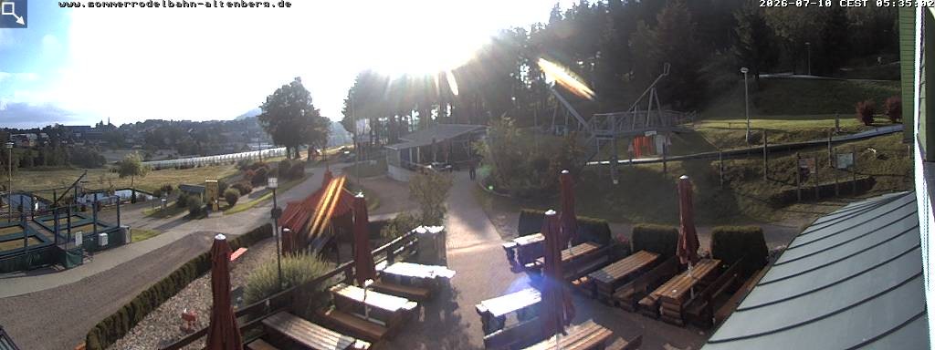 Archiv Foto Altenberg: Webcam Sommerrodelbahn