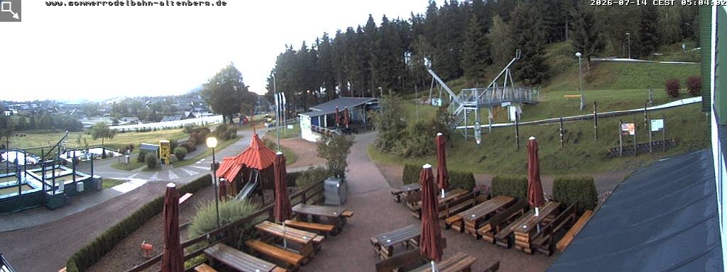 Archiv Foto Altenberg: Webcam Sommerrodelbahn