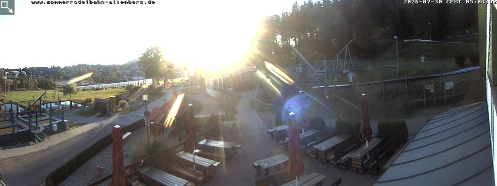 Archiv Foto Altenberg: Webcam Sommerrodelbahn