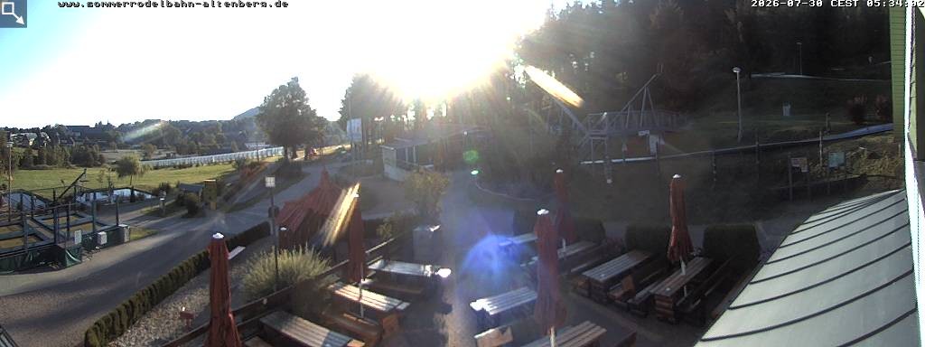 Archiv Foto Altenberg: Webcam Sommerrodelbahn