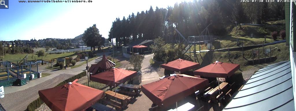 Archiv Foto Altenberg: Webcam Sommerrodelbahn