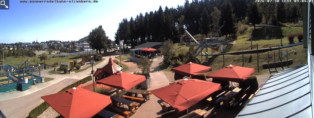 Archiv Foto Altenberg: Webcam Sommerrodelbahn