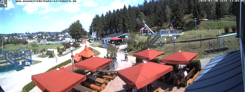 Archiv Foto Altenberg: Webcam Sommerrodelbahn