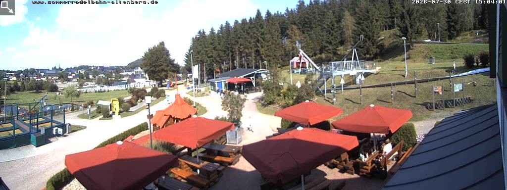 Archiv Foto Altenberg: Webcam Sommerrodelbahn