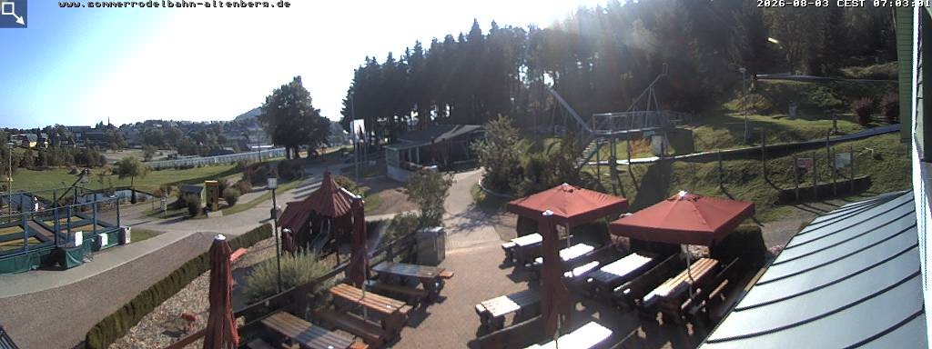 Archiv Foto Altenberg: Webcam Sommerrodelbahn