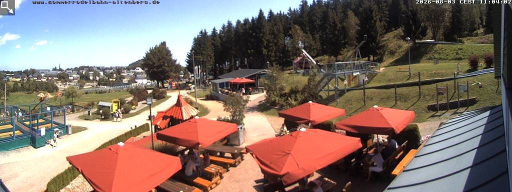 Archiv Foto Altenberg: Webcam Sommerrodelbahn