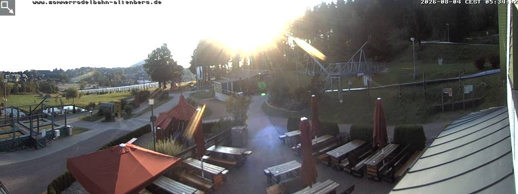 Archiv Foto Altenberg: Webcam Sommerrodelbahn