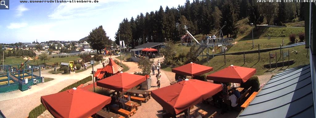 Archiv Foto Altenberg: Webcam Sommerrodelbahn