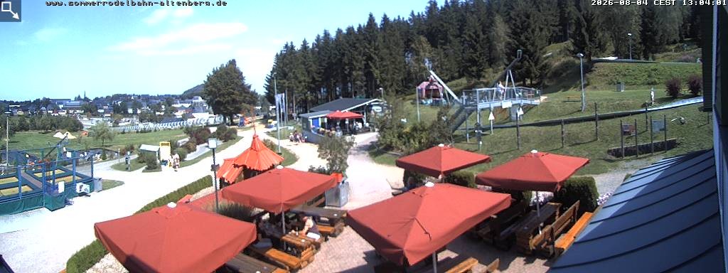Archiv Foto Altenberg: Webcam Sommerrodelbahn