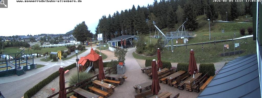 Archiv Foto Altenberg: Webcam Sommerrodelbahn