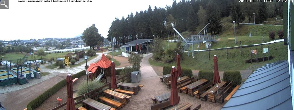 Archiv Foto Altenberg: Webcam Sommerrodelbahn
