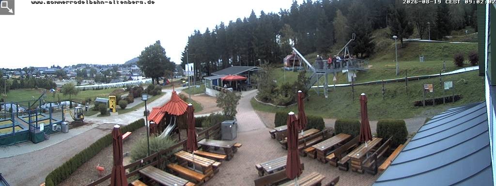Archiv Foto Altenberg: Webcam Sommerrodelbahn
