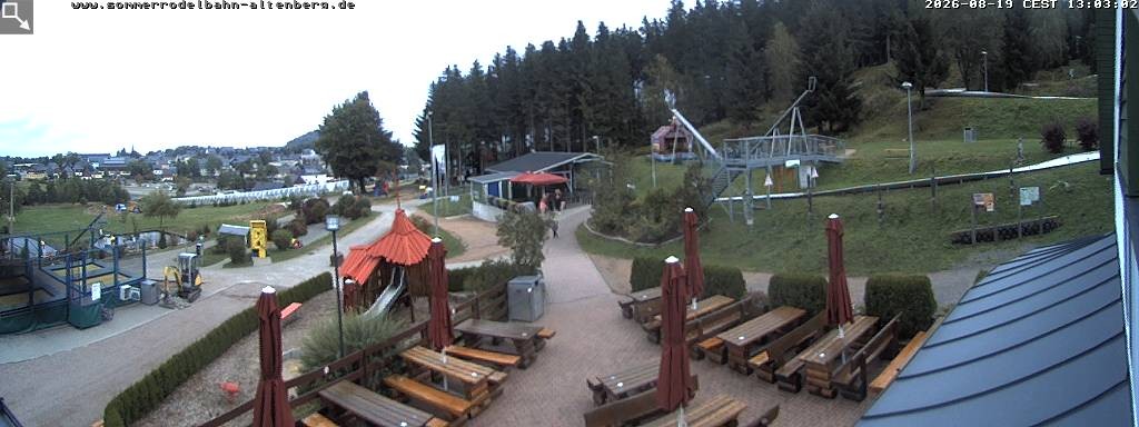 Archiv Foto Altenberg: Webcam Sommerrodelbahn