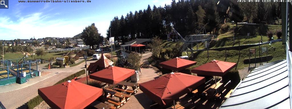 Archiv Foto Altenberg: Webcam Sommerrodelbahn