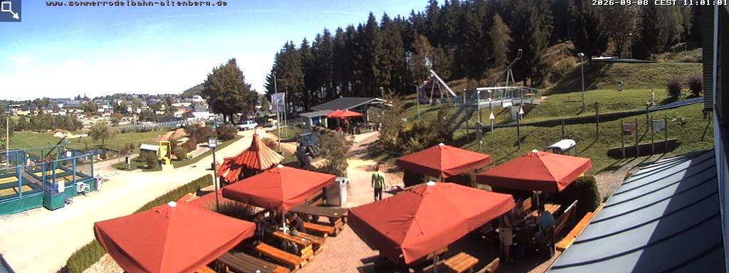 Archiv Foto Altenberg: Webcam Sommerrodelbahn