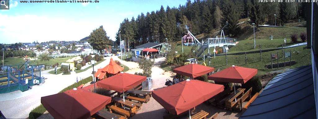 Archiv Foto Altenberg: Webcam Sommerrodelbahn