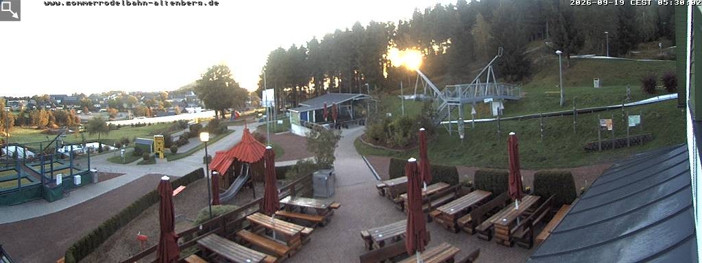 Archiv Foto Altenberg: Webcam Sommerrodelbahn