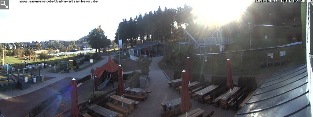 Archiv Foto Altenberg: Webcam Sommerrodelbahn