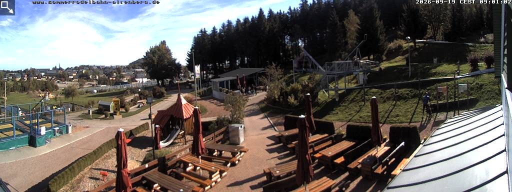 Archiv Foto Altenberg: Webcam Sommerrodelbahn