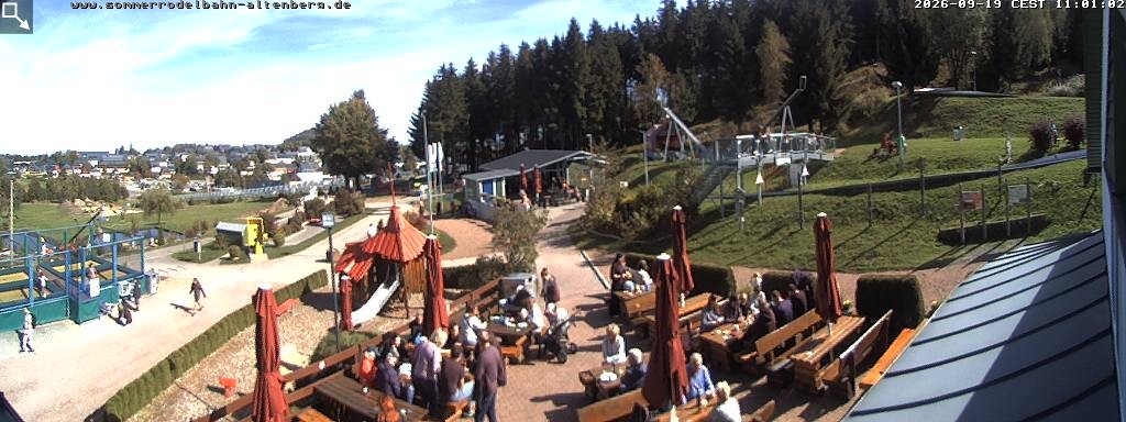 Archiv Foto Altenberg: Webcam Sommerrodelbahn