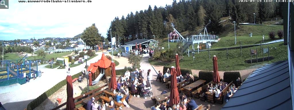 Archiv Foto Altenberg: Webcam Sommerrodelbahn