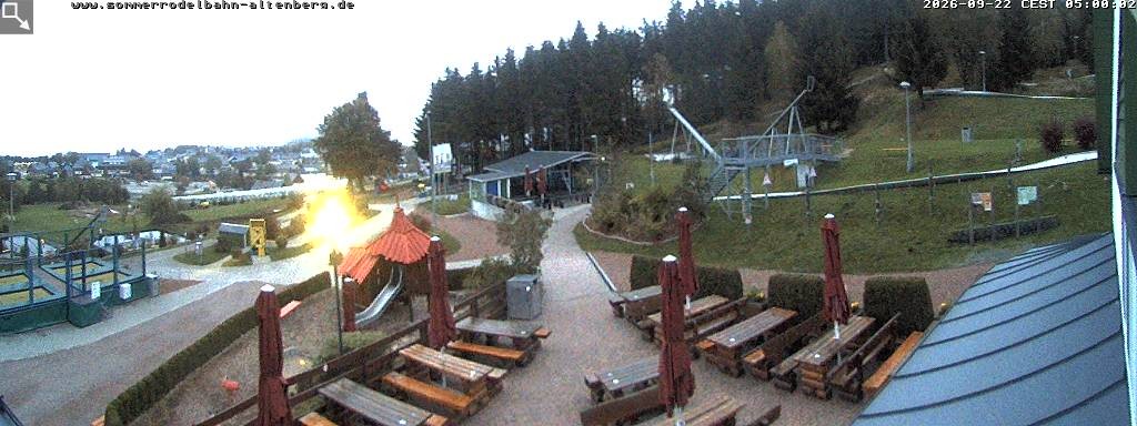 Archiv Foto Altenberg: Webcam Sommerrodelbahn