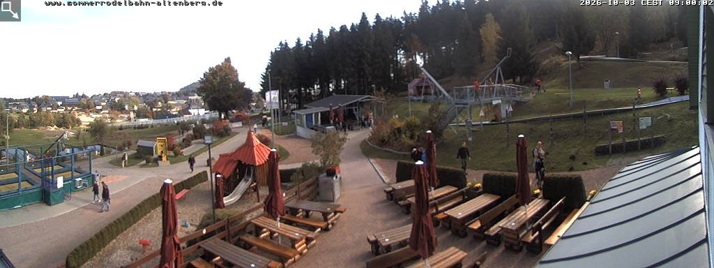 Archiv Foto Altenberg: Webcam Sommerrodelbahn