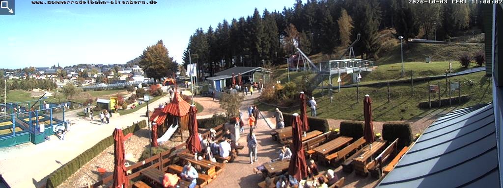 Archiv Foto Altenberg: Webcam Sommerrodelbahn