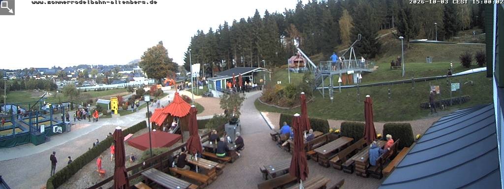 Archiv Foto Altenberg: Webcam Sommerrodelbahn