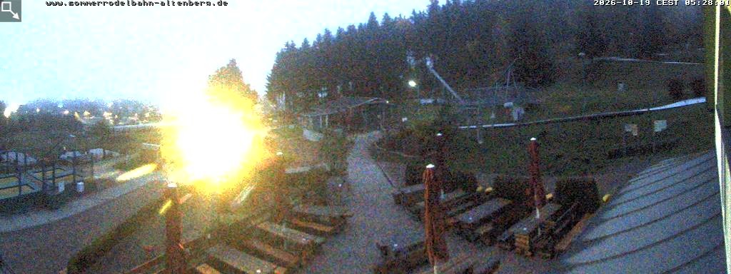 Archiv Foto Altenberg: Webcam Sommerrodelbahn